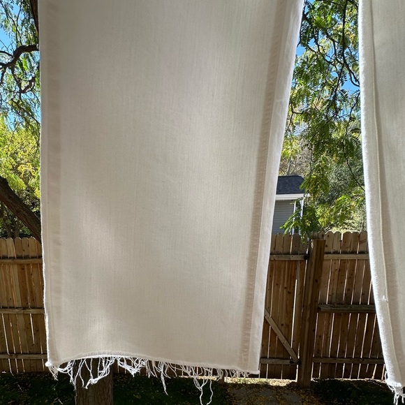 Paige Anthropologie Nellie White Frayed Hem Culottes Cropped Ankle Jeans sz 30 - Picture 7 of 16